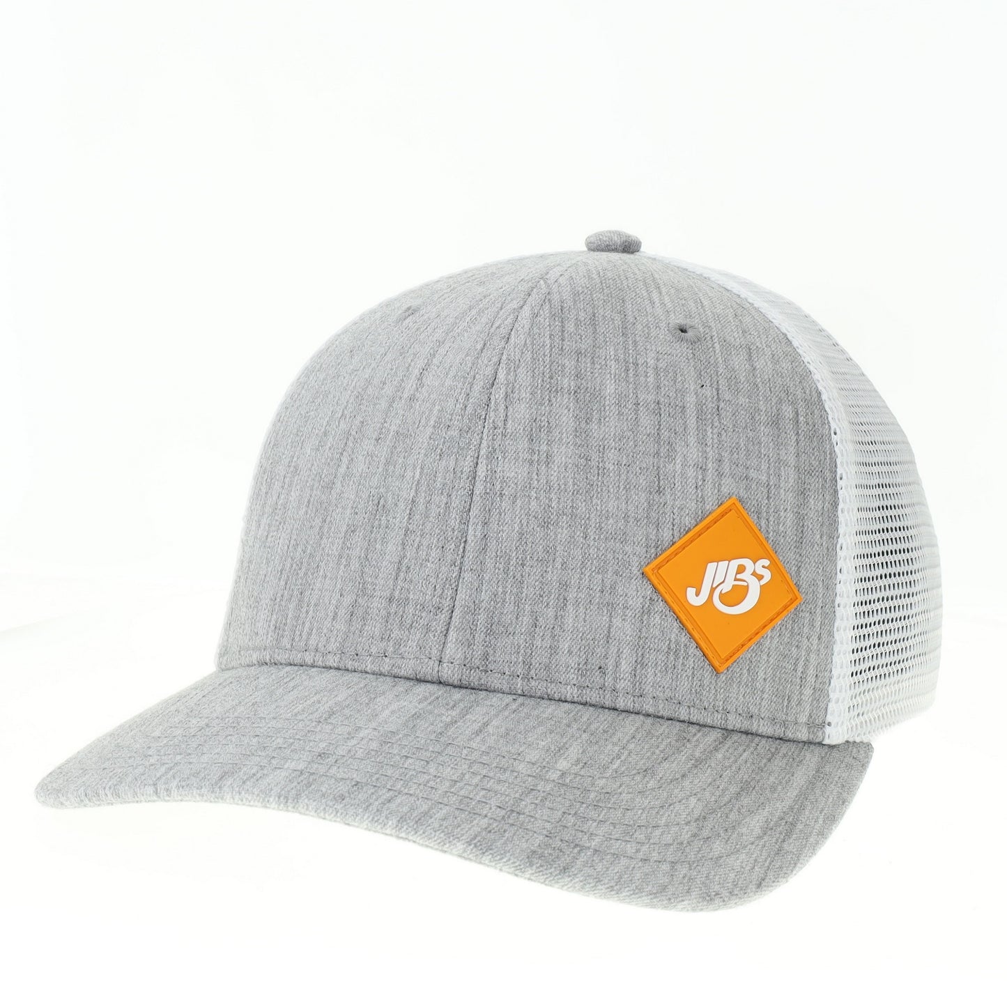 JIBS Melange Grey/White Trucker Hat