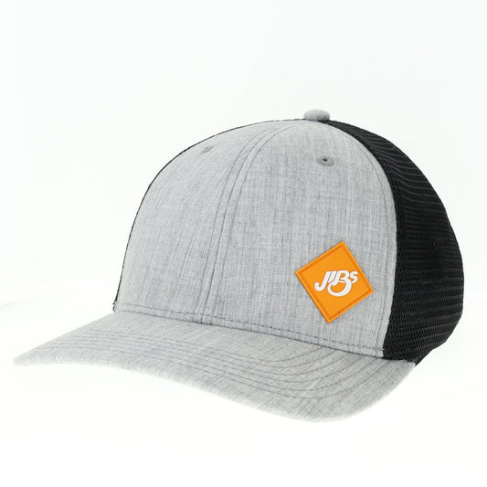 JIBS Melange Grey/Black Trucker Hat